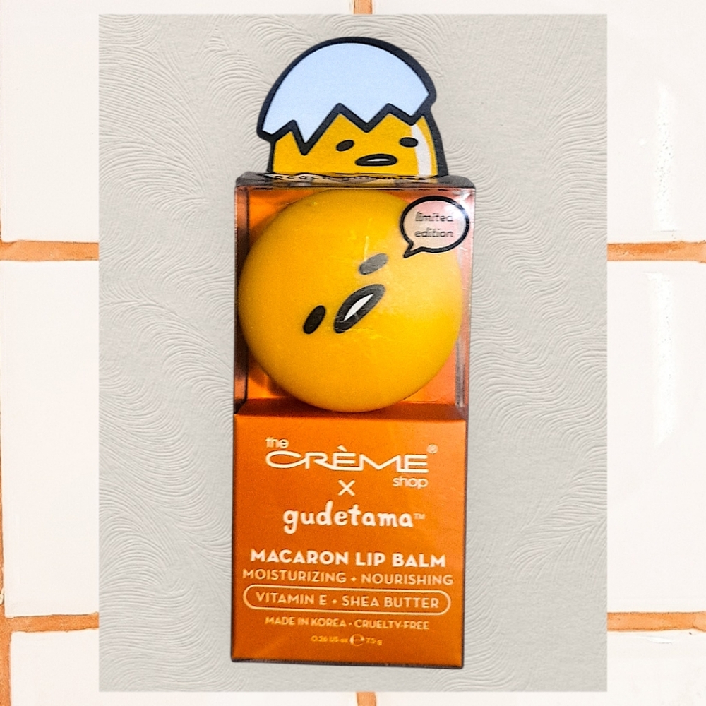The Crème Shop Gudetama Macaron Lip Balm - Limited Edition Orange